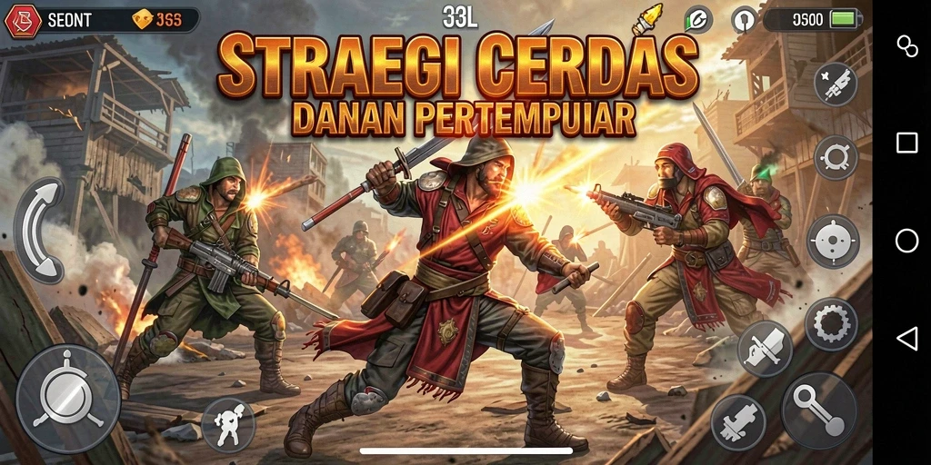 Tangkapan layar 33L menampilkan pertarungan strategis yang intens.