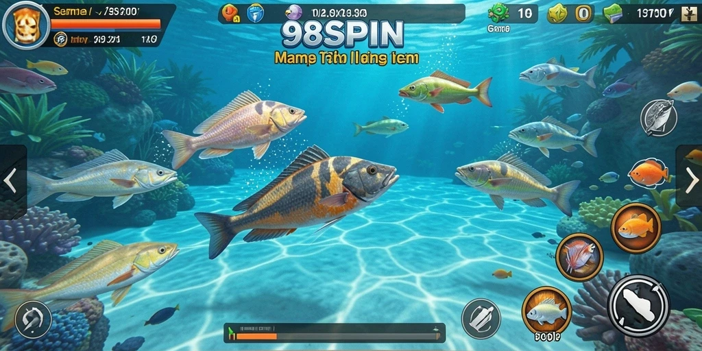 Gameplay seru Tembak Ikan di 98SPIN yang penuh warna.