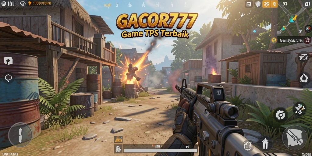 Screenshot GACOR777 dengan tampilan aksi gameplay yang mendebarkan.
