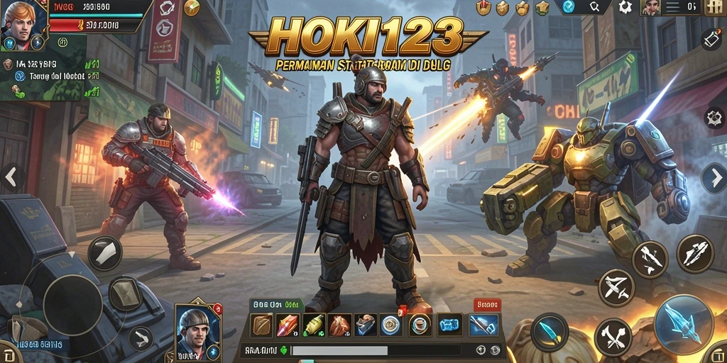 Gameplay HOKI123 dengan strategi menakjubkan dan pertempuran epik.