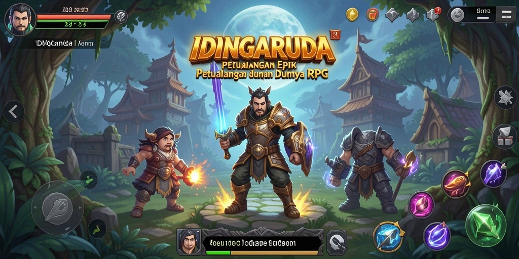 Tampilan utama gameplay IDNGARUDA yang seru dan menantang.