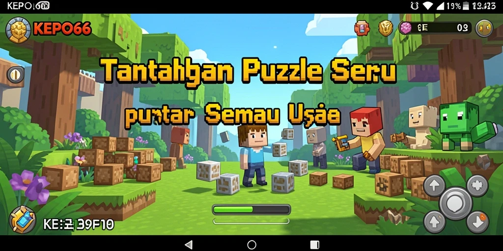 Tampilan gameplay seru dari KEPO66 saat menyusun puzzle.