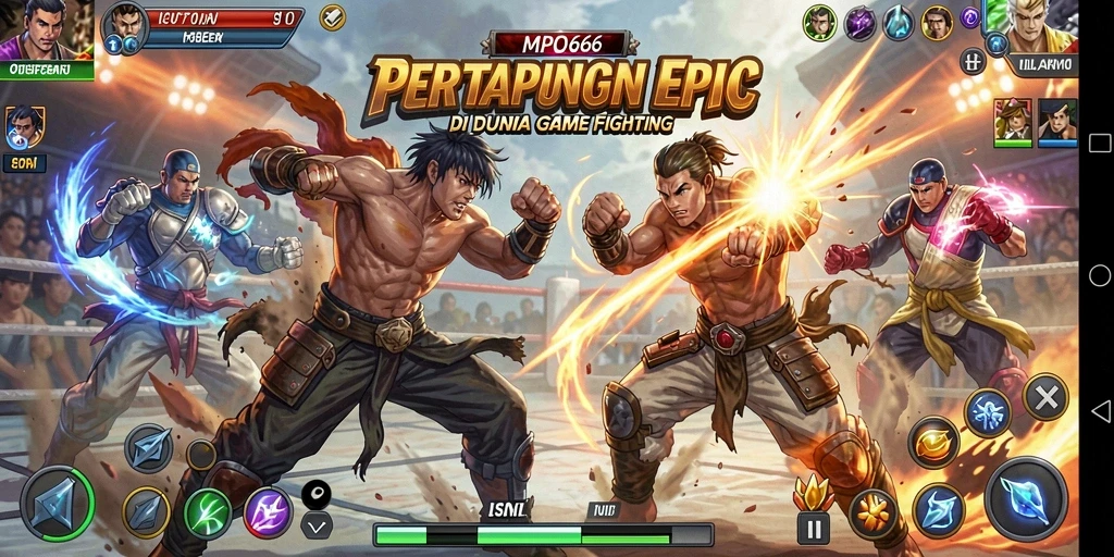 Tampilan gameplay intens di MPO666 dengan aksi Fighting yang mendebarkan.