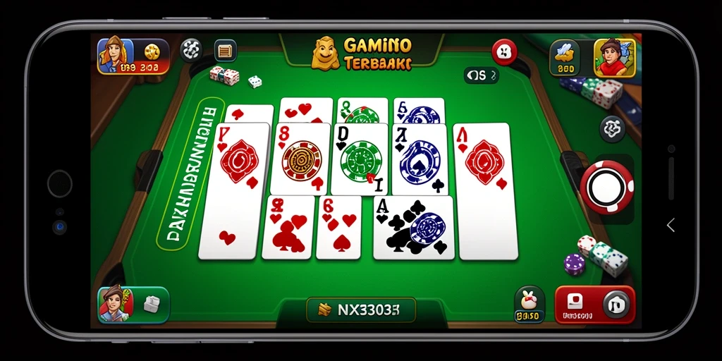 Tampilan gameplay seru di NX303, penuh warna dan tantangan.