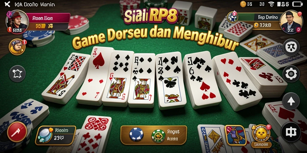 Tampilan gameplay seru di RP8 dengan teman-teman.