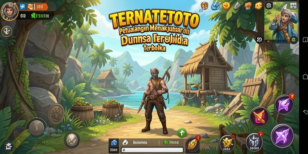 Tampilan gameplay seru dalam dunia terbuka TERNATETOTO.